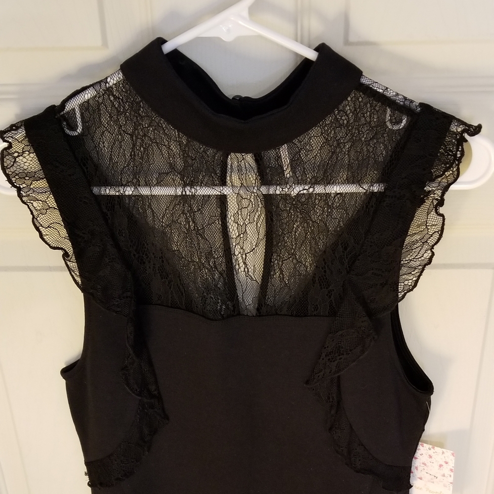 Casual black dress